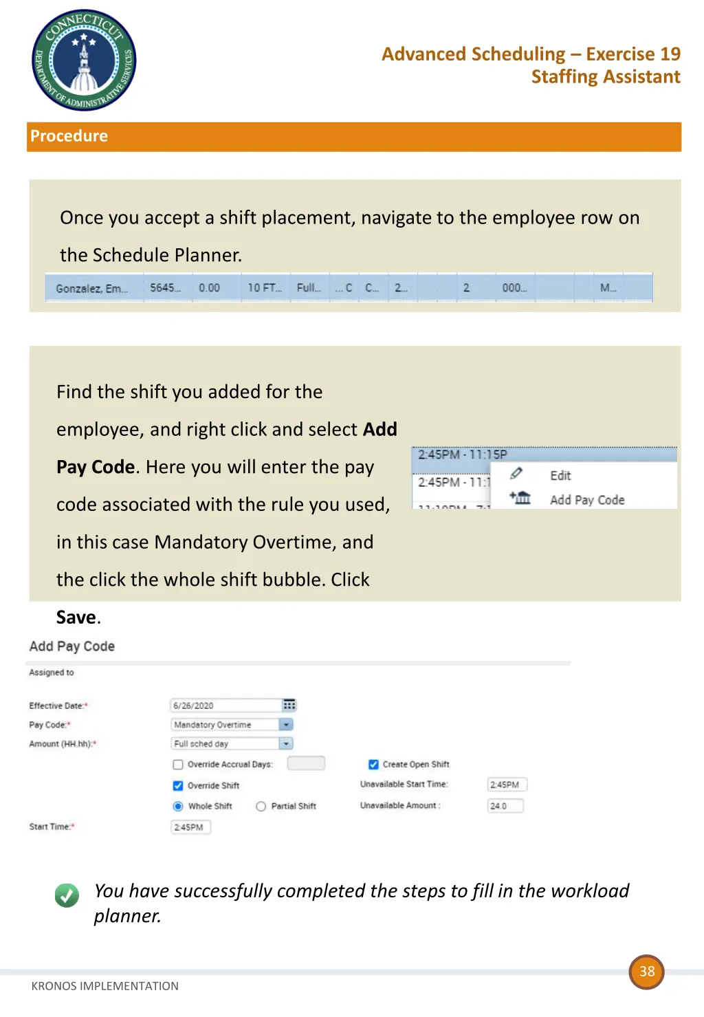 advanced scheduling exercise 19 1