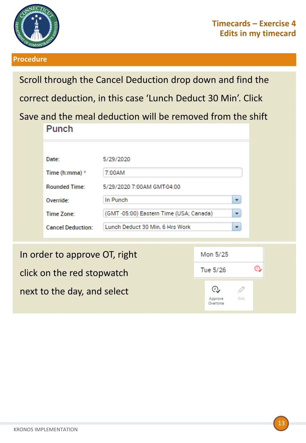 timecards exercise 4 edits in my timecard 1