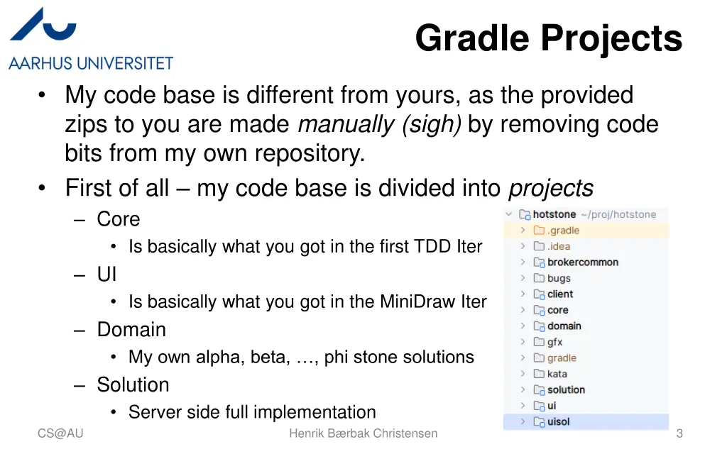 gradle projects