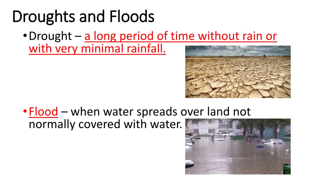 droughts and floods droughts and floods drought