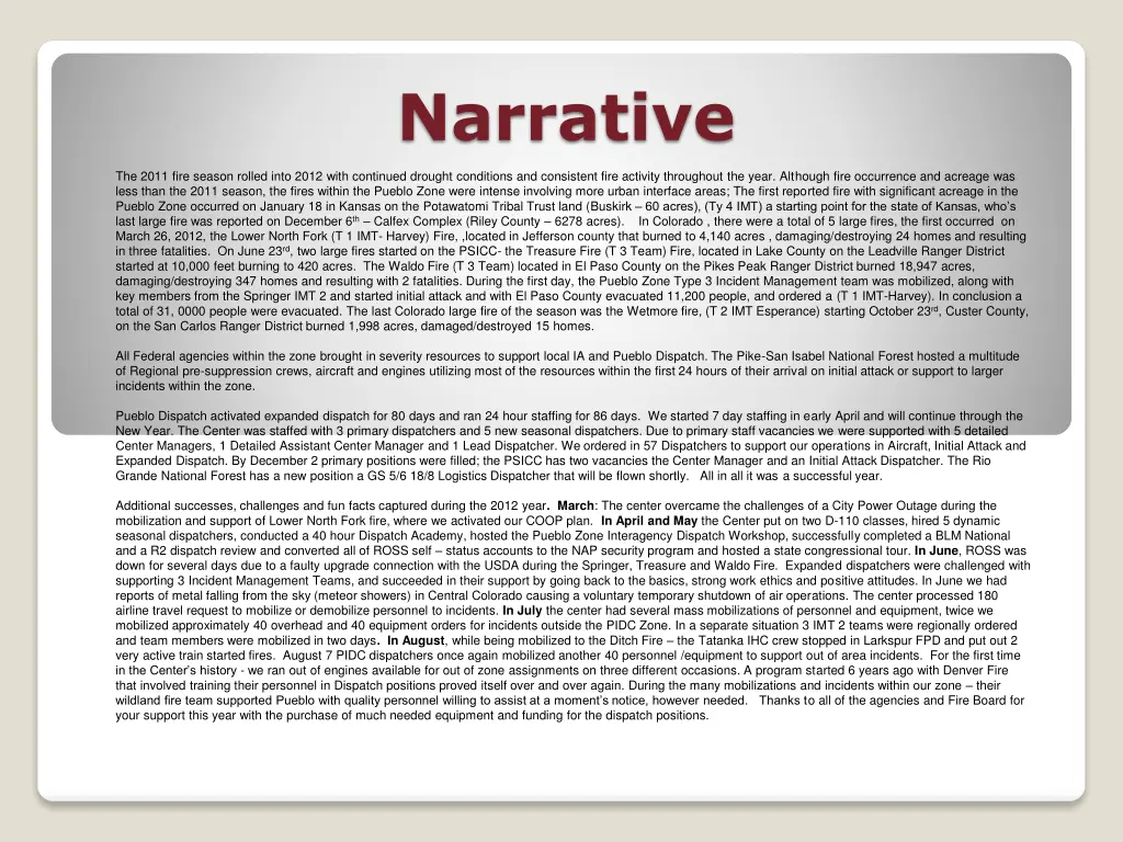 narrative