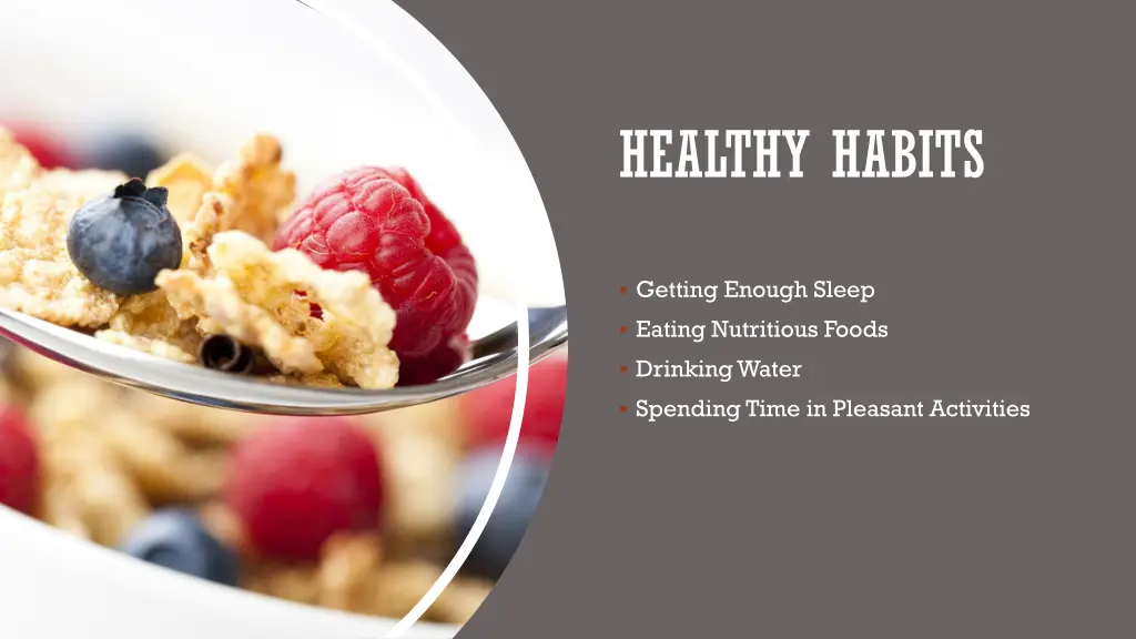 healthy habits