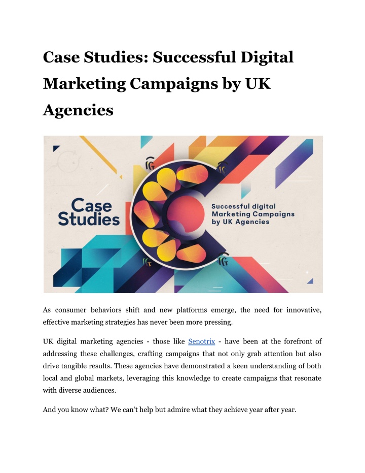 case studies successful digital