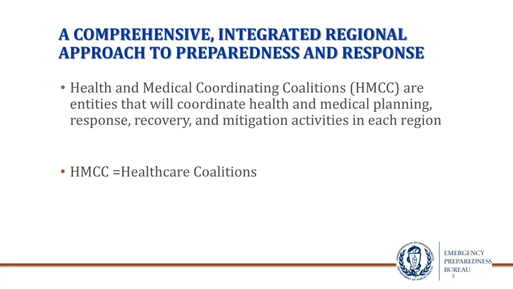 a comprehensive integrated regional approach