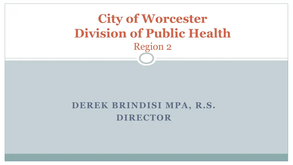 city of worcester division of public health