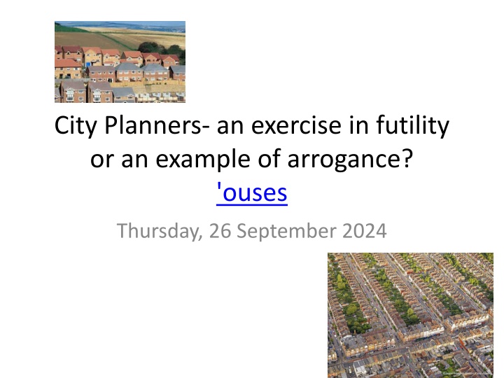 city planners an exercise in futility