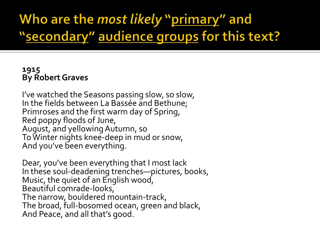 1915 by robert graves