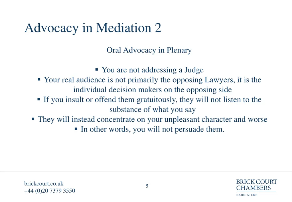 advocacy in mediation 2