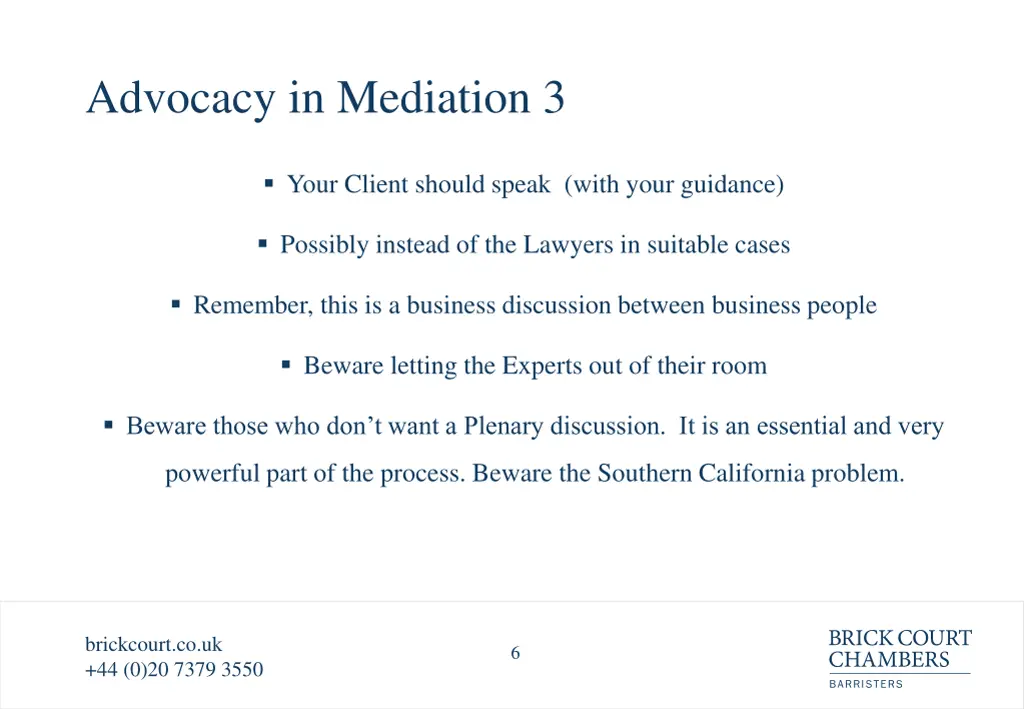 advocacy in mediation 3