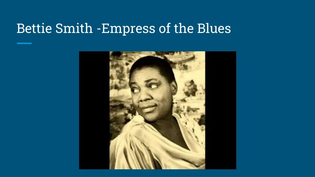 bettie smith empress of the blues