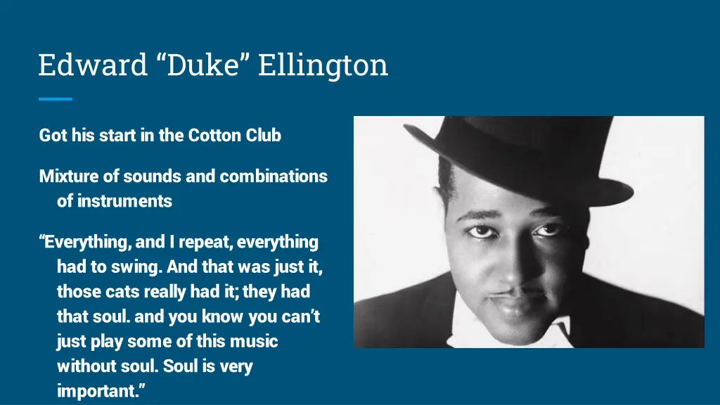 edward duke ellington