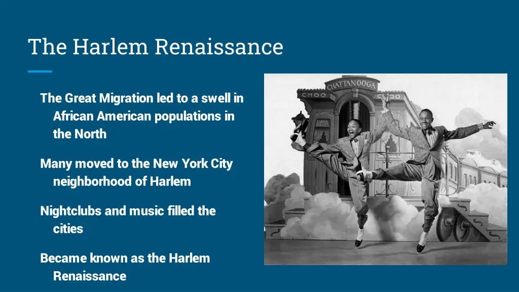 the harlem renaissance