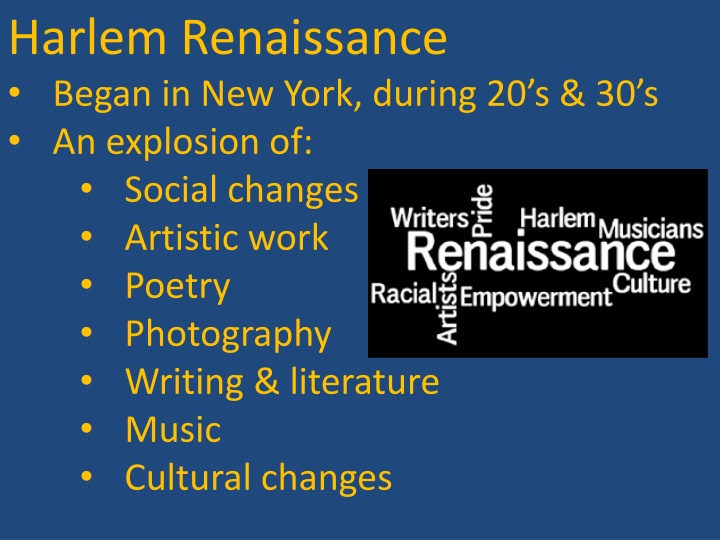 harlem renaissance began in new york during