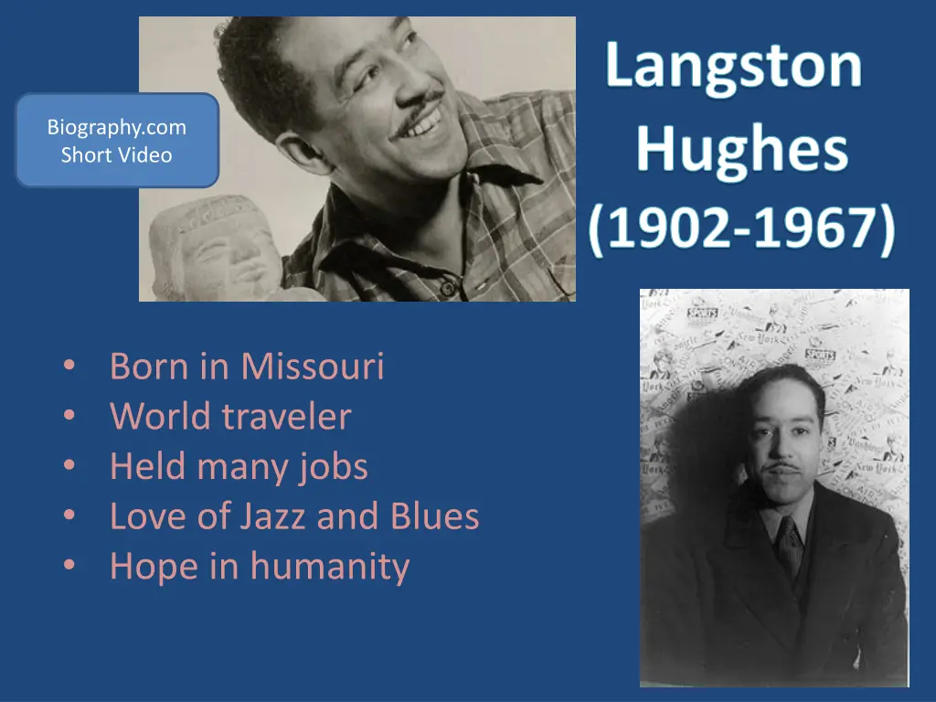 langston hughes 1902 1967