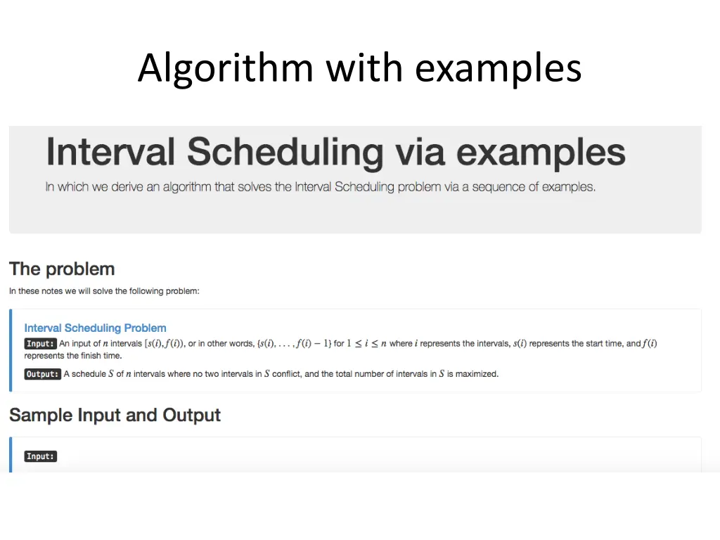 algorithm with examples