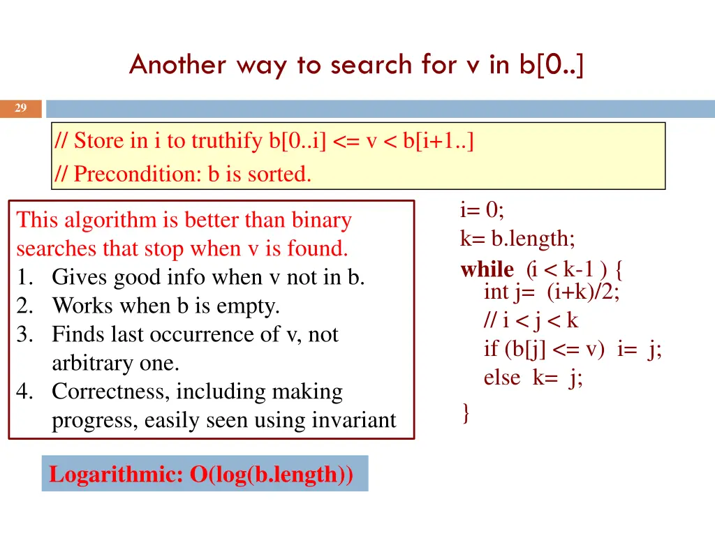 another way to search for v in b 0 2