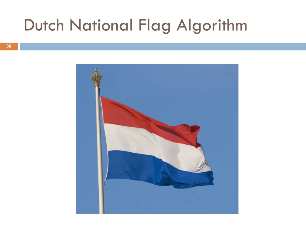 dutch national flag algorithm