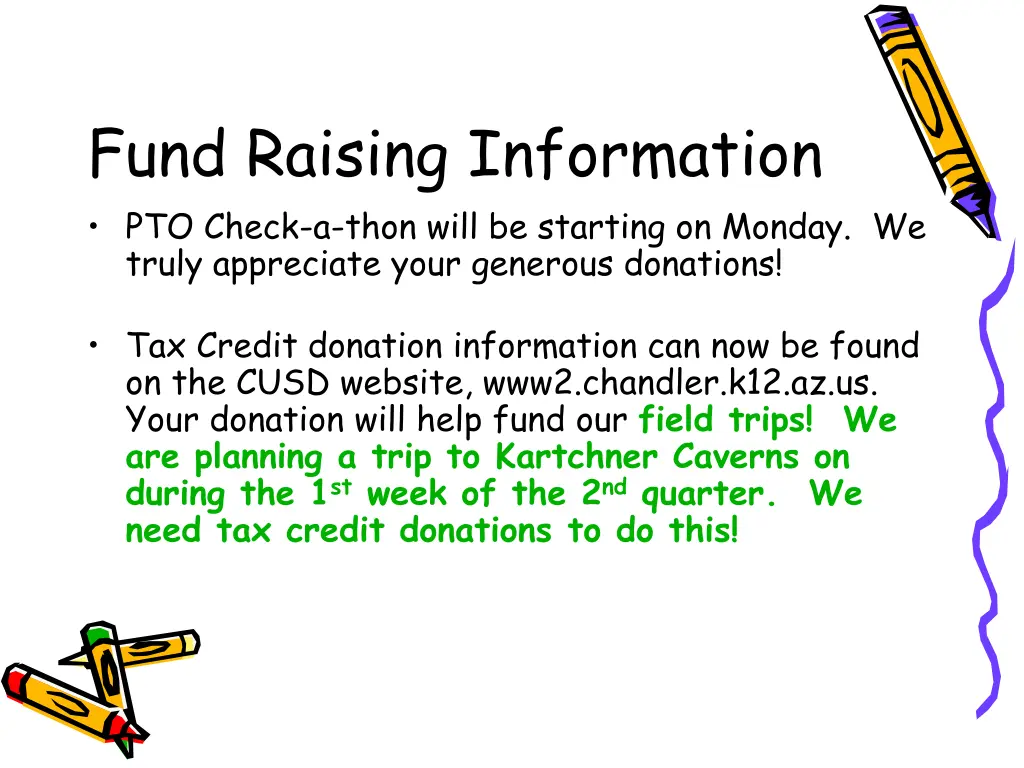 fund raising information pto check a thon will