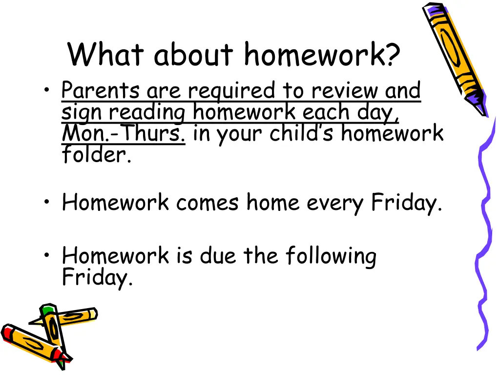 what about homework parents are required