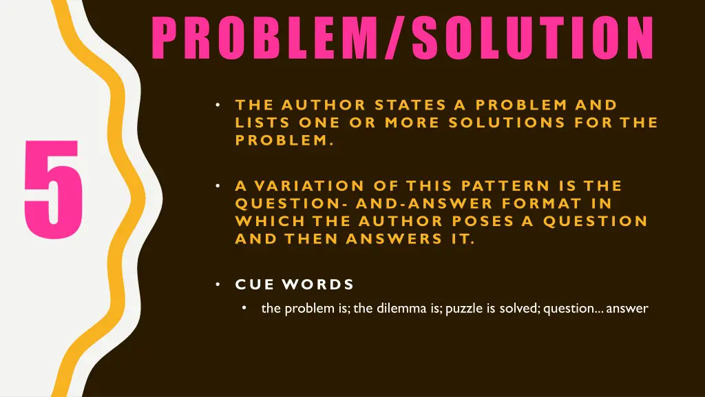 problem solution