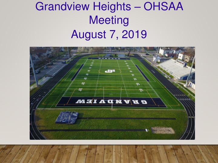 grandview heights ohsaa meeting august 7 2019