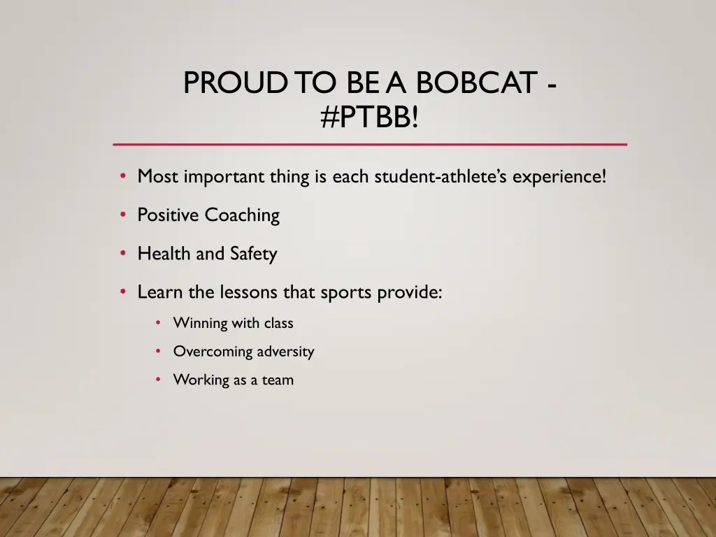 proud to be a bobcat ptbb