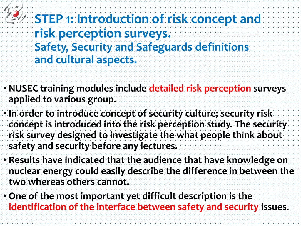 step 1 introduction of risk concept and risk