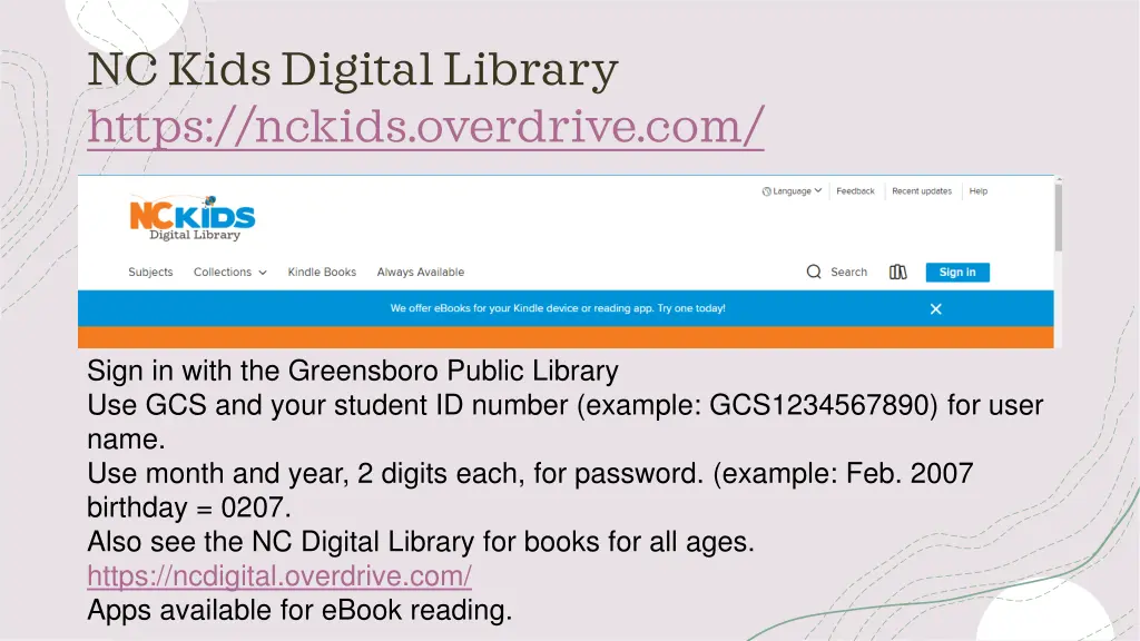 nc kids digital library https nckids overdrive com