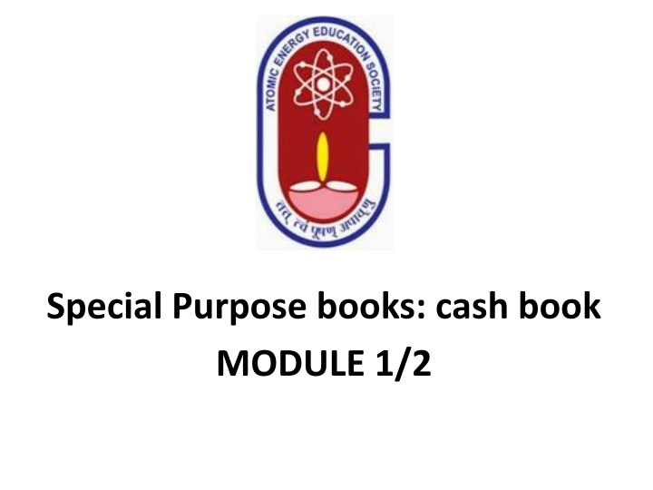 special purpose books cash book module 1 2