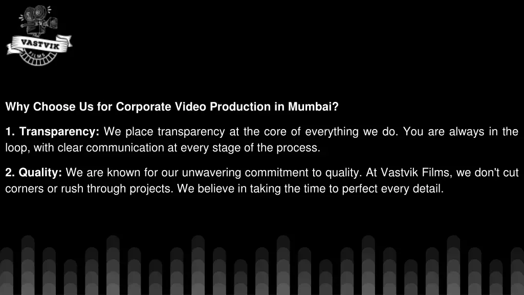 why choose us for corporate video production