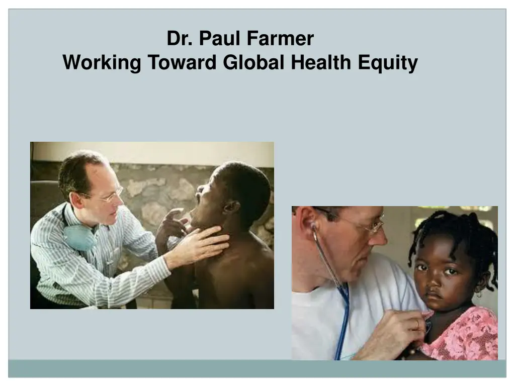 dr paul farmer