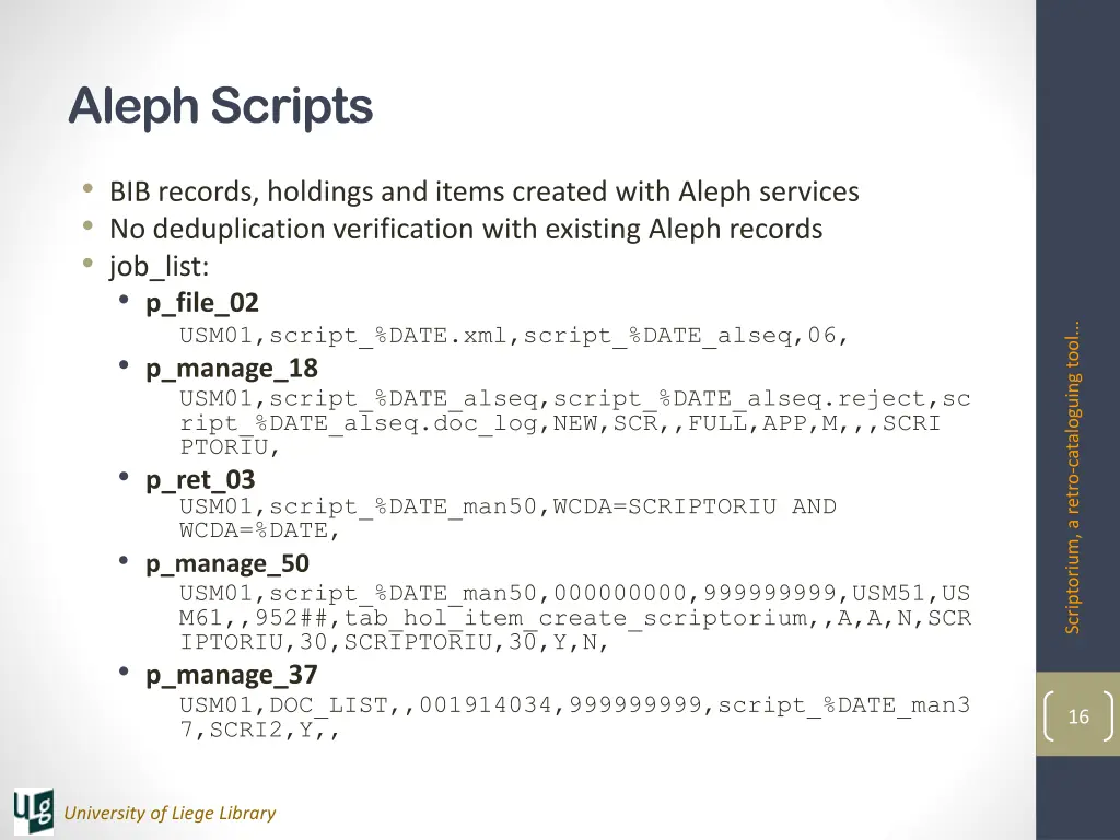 aleph scripts