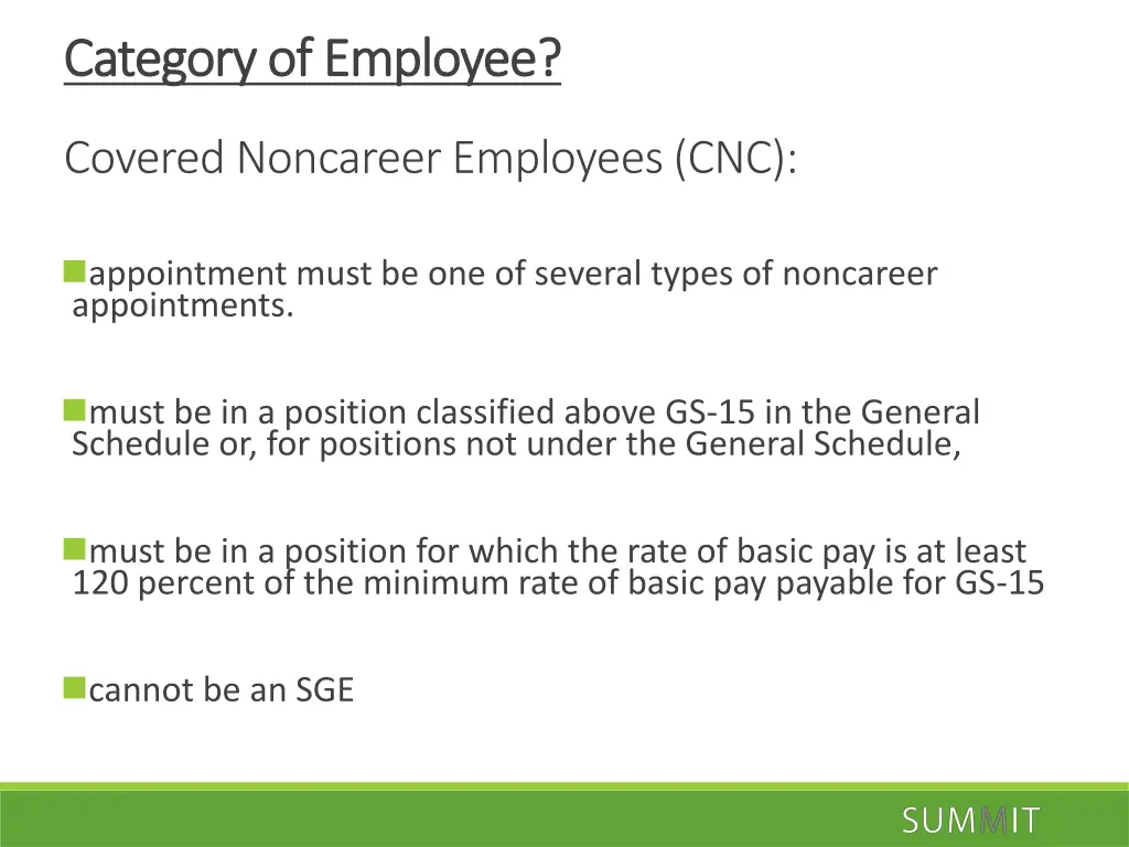 category of employee category of employee