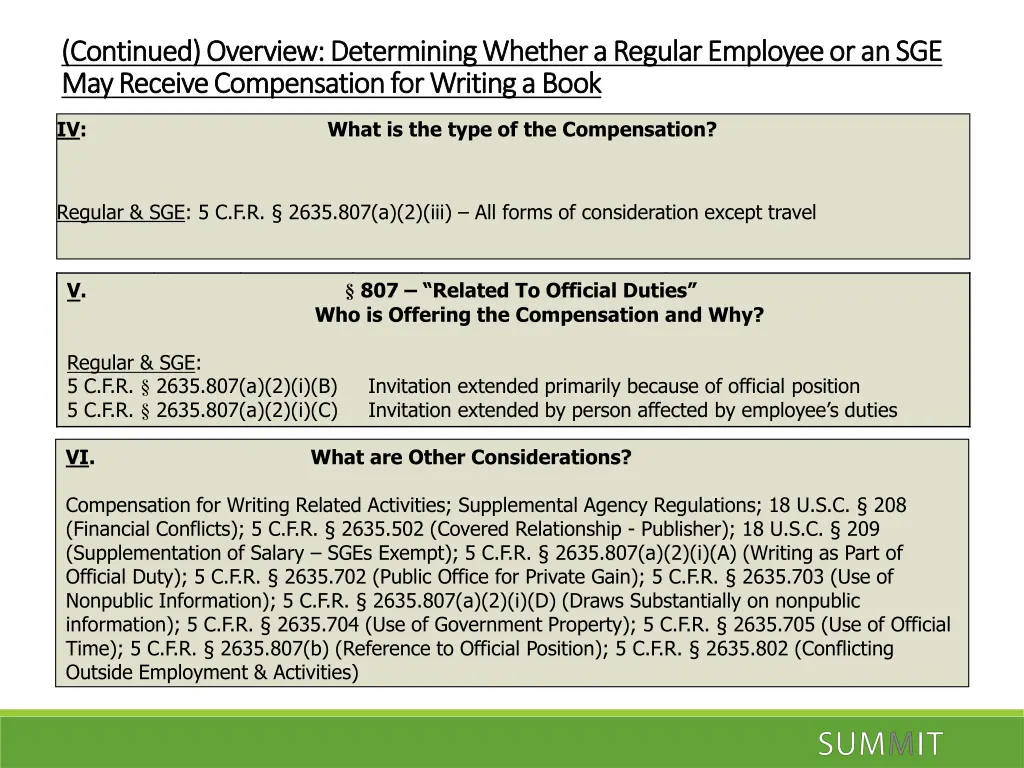 continued overview determining whether a regular