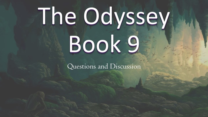 the odyssey book 9 questions and discussion