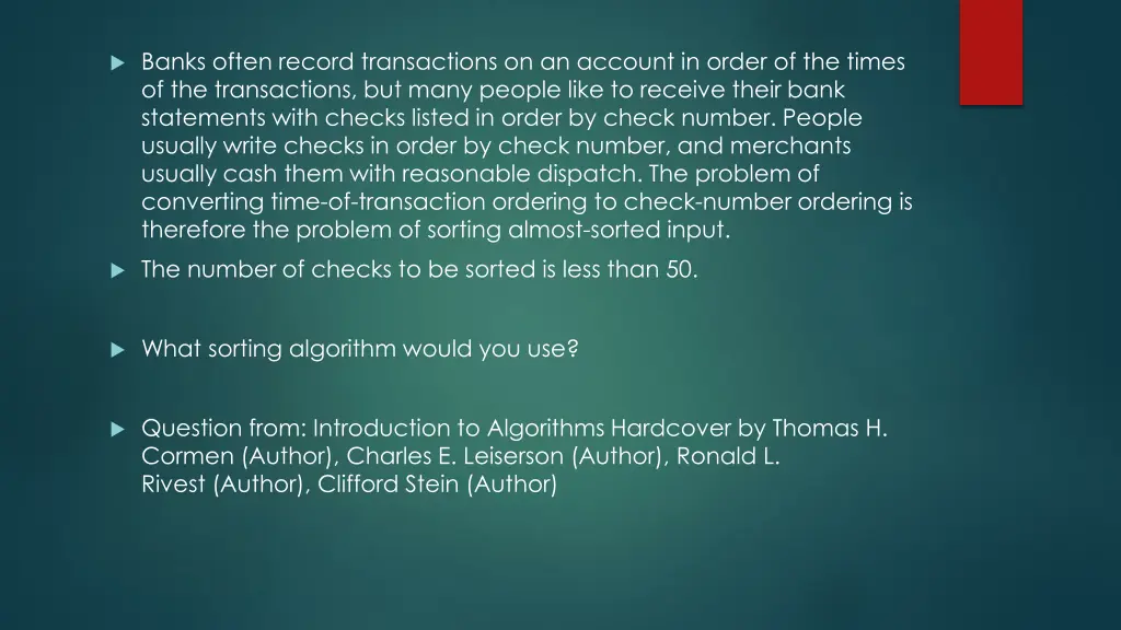 banks often record transactions on an account