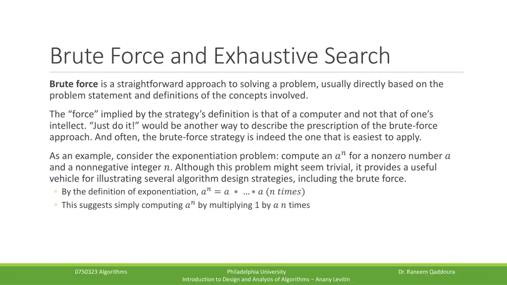 brute force and exhaustive search 1