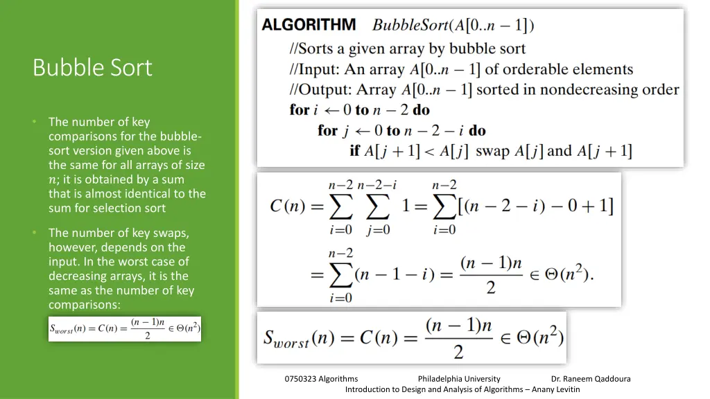 bubble sort 1