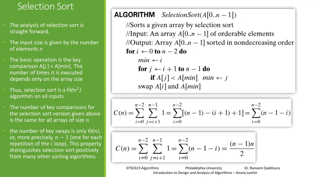 selection sort 1