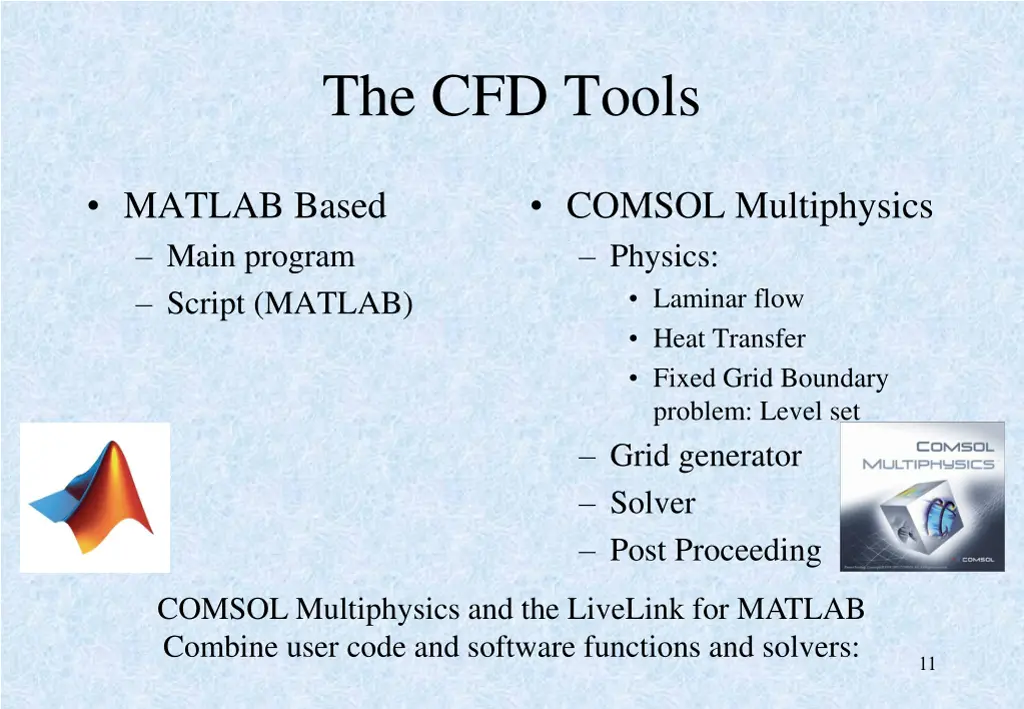 the cfd tools