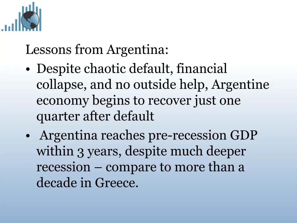 lessons from argentina despite chaotic default