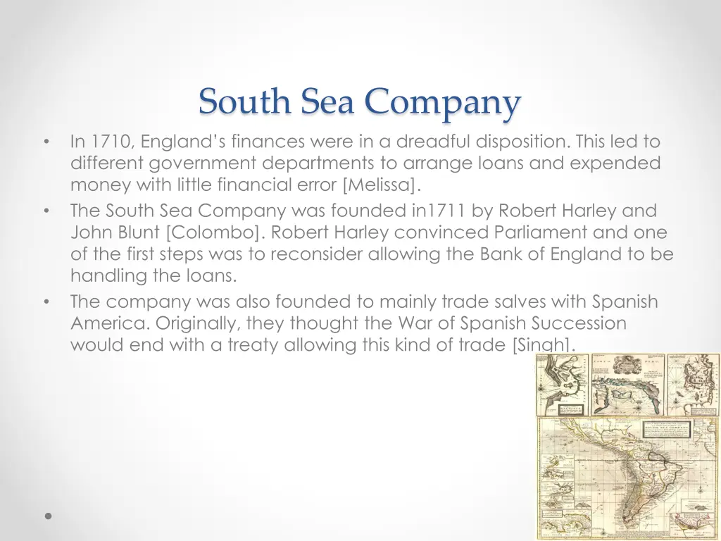 south sea company in 1710 england s finances were