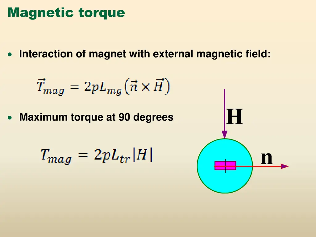 magnetic torque