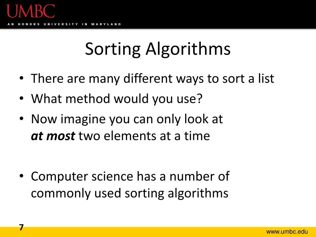 sorting algorithms 1