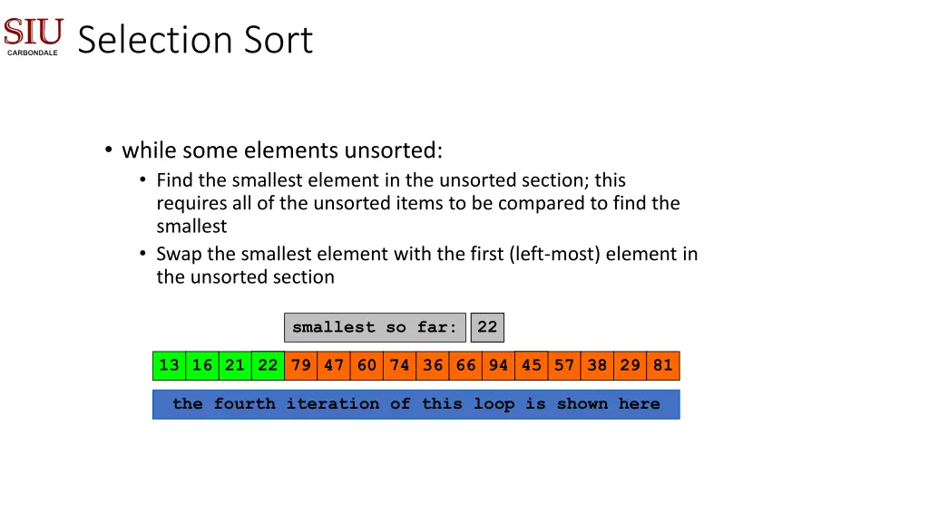 selection sort 3