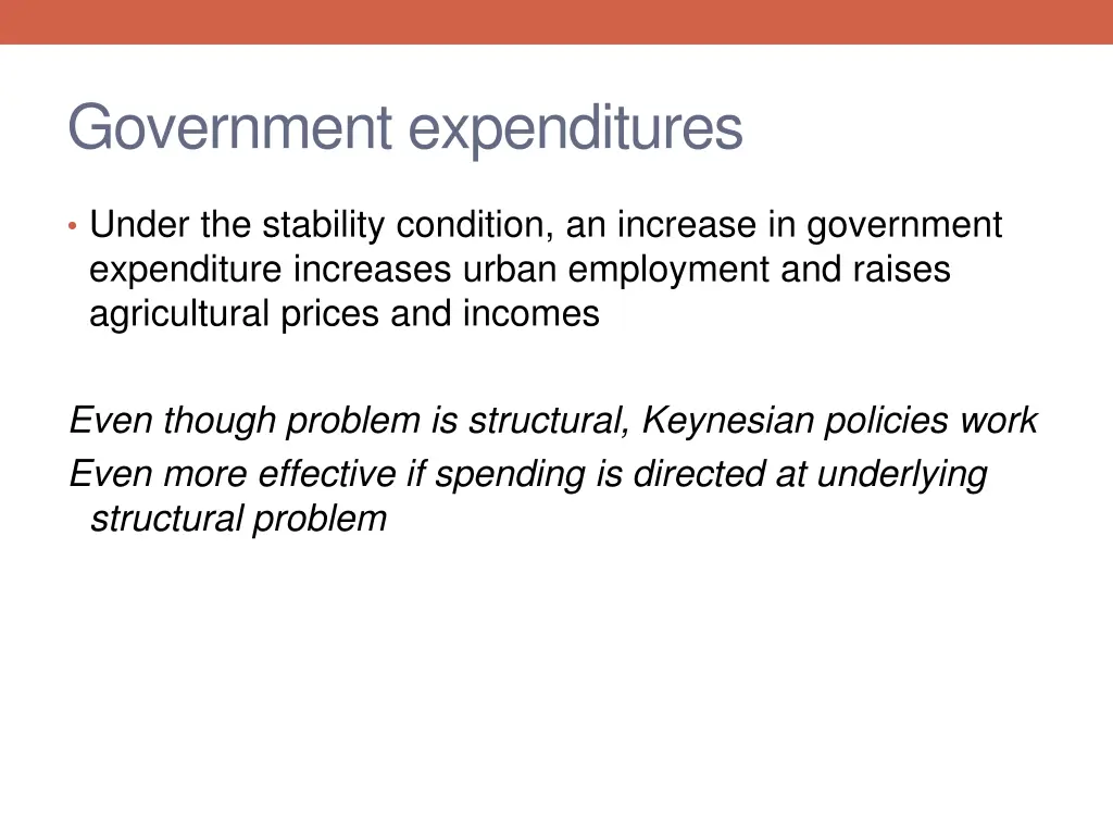 government expenditures