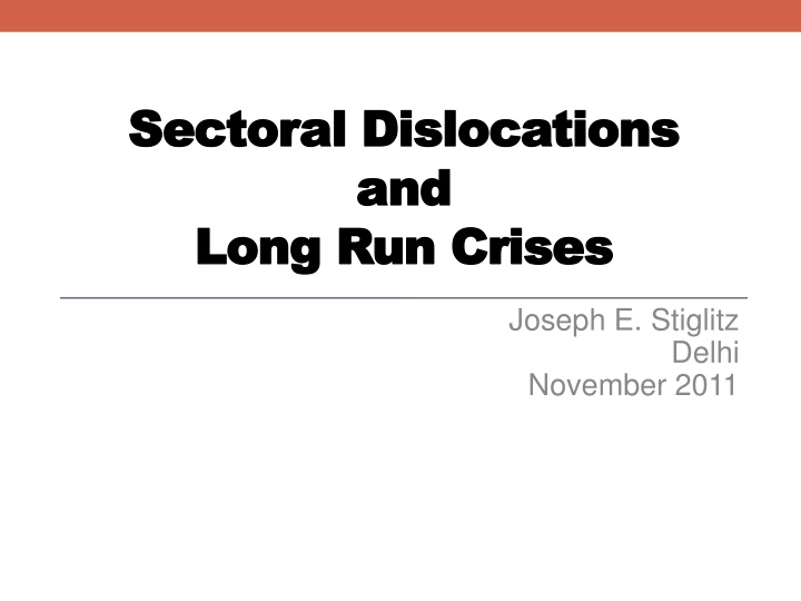 sectoral sectoral dislocations dislocations