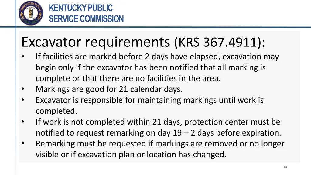 kentucky public service commission 13