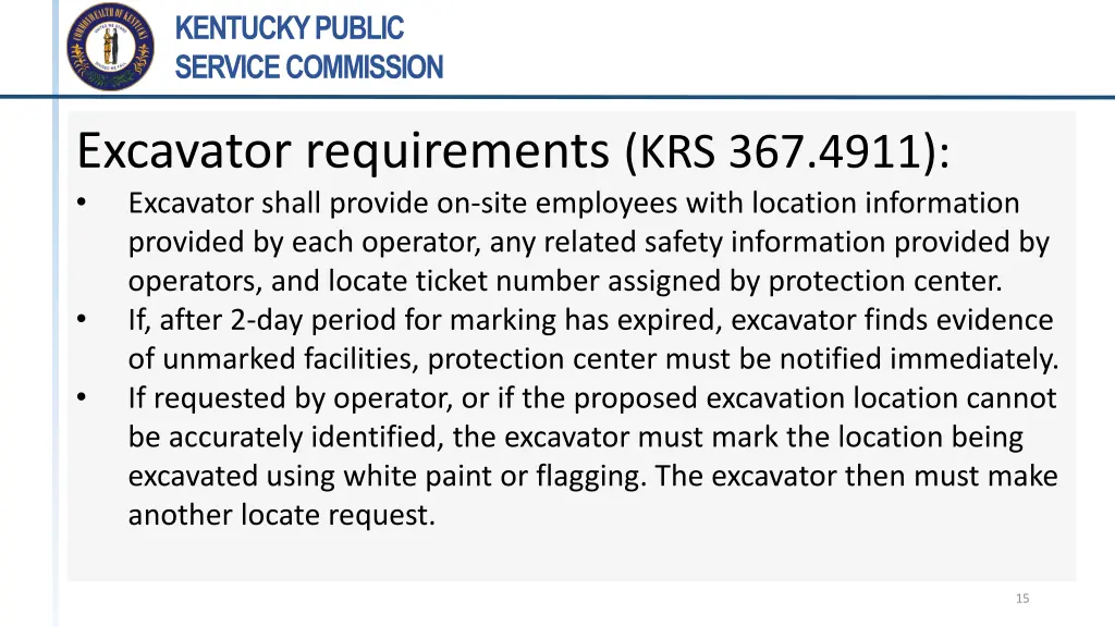 kentucky public service commission 14