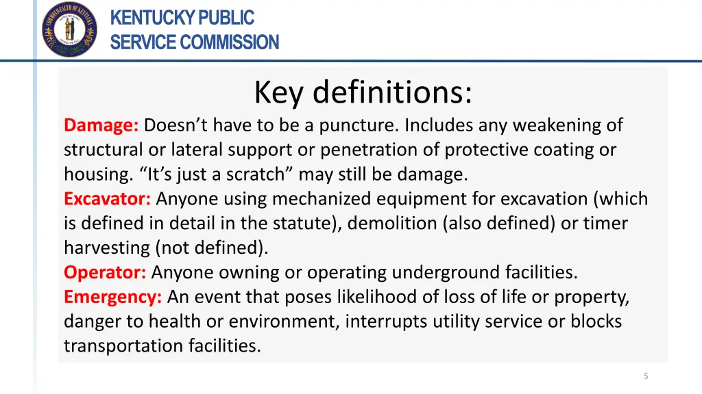 kentucky public service commission 4